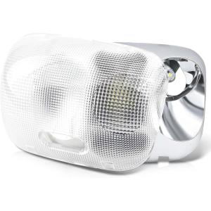 imageF37Z13776B Upgrade LED Cab Map Lamp Assembly Fit for Ford Ranger 19932004 Interior Roof Headliner Dome Map Light Lamp Ceiling Overhead Reading Lights Replace  F37Z13776BDome lightLens