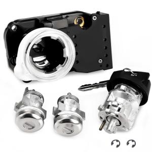 imageIgnition Switch Lock Cylinder ampamp Housing ampamp 2 Door Lock ampamp 2 Key Fit for Dodge Ram 1500 2500 3500 9402 Dakota Durango Viper 9700 for Jeep Grand Cherokee 9798 Replace  5003845AA 56021346AB 5003893AACylinder  Housing