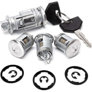 imageIgnition Switch Lock Cylinder with Door Lock ampamp Keys Fit for Dodge Ram 150025003500 19972002 Dakota 19972000 Charger 19992003 Durango 19982000 Replaces 5003845AA 56021346AB 5003893AA 4723484For Wrangler TJ 19982001