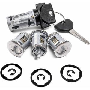 imageIgnition Switch Lock Cylinder with Door Lock ampamp Keys Fit for Dodge Ram 150025003500 19972002 Dakota 19972000 Charger 19992003 Durango 19982000 Replaces 5003845AA 56021346AB 5003893AA 4723484For Wrangler YJ 19911996