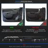 image80994 Front Left Driver Side Armrest Repair Kit Fit for Chevy Silverado Suburban Tahoe Avalanche For GMC Sierra Yukon 20102014 Door Panel with Release Handle Above Armrest 27In  Black  GM 84127280Black