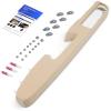 image80994 Front Left Driver Side Armrest Repair Kit Fit for Chevy Silverado Suburban Tahoe Avalanche For GMC Sierra Yukon 20102014 Door Panel with Release Handle Above Armrest 27In  Black  GM 84127280Tan