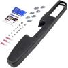 image80994 Front Left Driver Side Armrest Repair Kit Fit for Chevy Silverado Suburban Tahoe Avalanche For GMC Sierra Yukon 20102014 Door Panel with Release Handle Above Armrest 27In  Black  GM 84127280Black