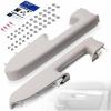 imageLeft Driver ampamp Right Passenger Side Armrest Repair Kit Fit for Chevy Silverado 1500 2500HD 3500HD 20102014 For GMC Sierra 1500 2500 HD 3500 HD 20102014 Door Panel with Release Handle Below ArmrestGrayTitanium