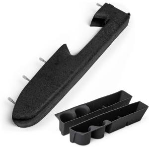 image22818465 Front Left Driver Side Armrest Repair Kit wStorage Box Tray Liners Fit for Chevy Silverado 1500 2500HD 3500HD 20102014 for GMC Sierra 1500 2500 HD 3500 HD 20102014