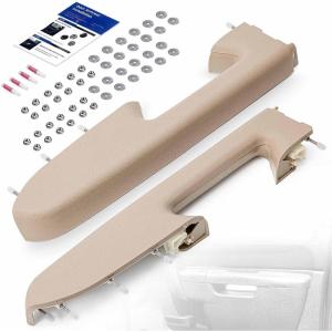 imageLeft Driver ampamp Right Passenger Side Armrest Repair Kit Fit for Chevy Silverado 1500 2500HD 3500HD 20102014 For GMC Sierra 1500 2500 HD 3500 HD 20102014 Door Panel with Release Handle Below ArmrestTanCashmere